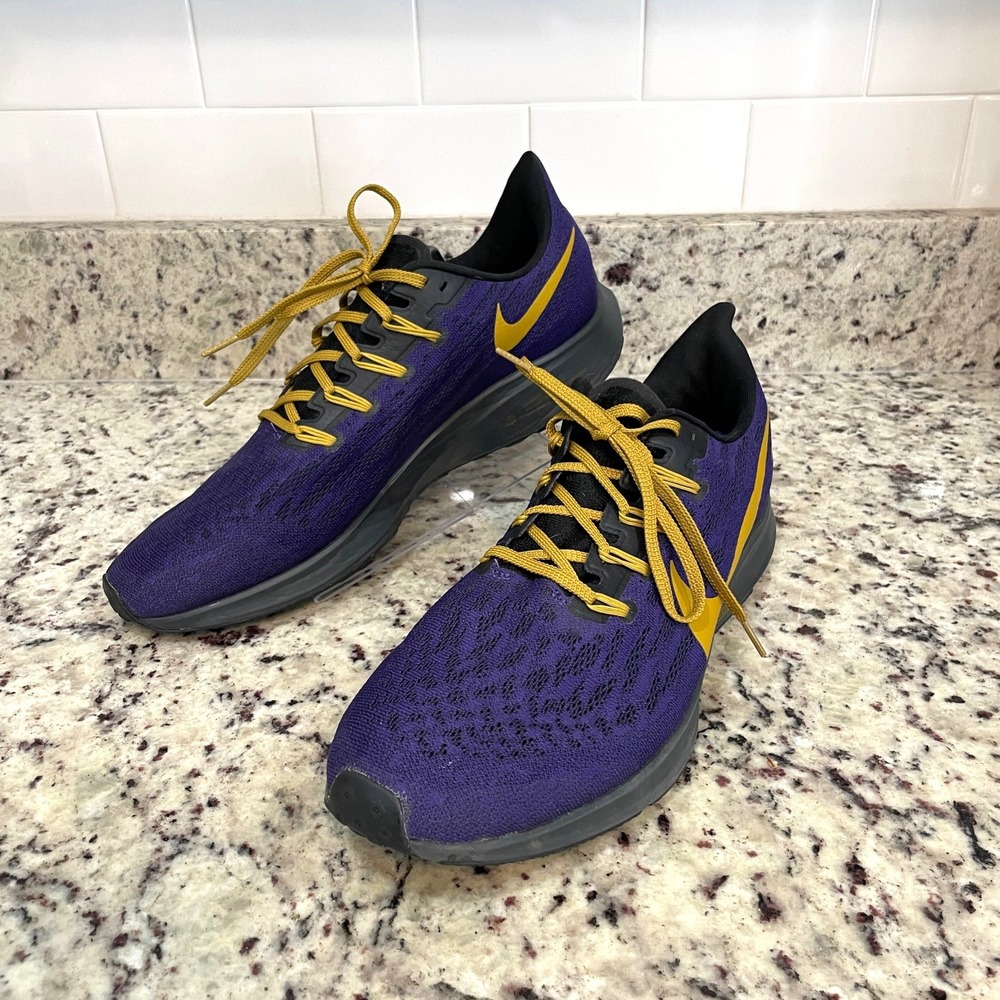 Nike Air Zoom Pegasus 36‎ Baltimore Ravens Purple Gold Mens 13 CI1943-500